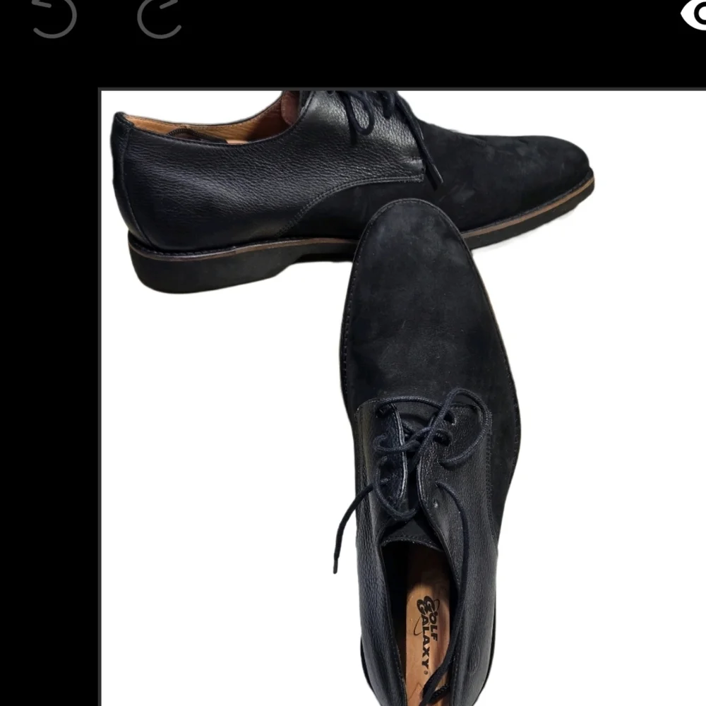 ANATOMIC GEL Classic Black Leather Oxfords